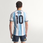 Argentina 26 Home Messi 10 Authentic Jersey