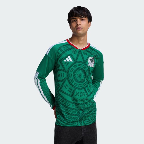 Mexico 26 Home LS Men's Fan Jersey (Custom)