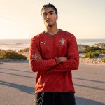 Maglia Portogallo 26 Home Manica Lunga (Personalizzabile)