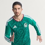 Mexiko 26 Heimtrikot Langarm Herren Authentic (Custom)