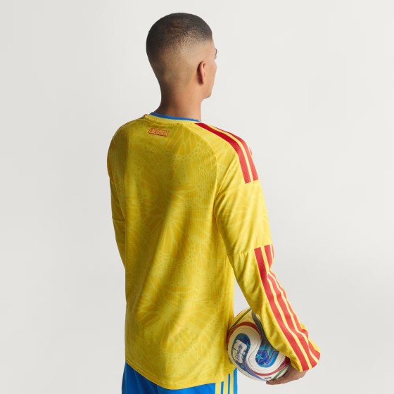 2026 Colombia Home Authentic Player Edition Long Sleeve Jersey (Customizable)